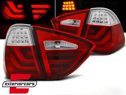 LED stražnja svjetla LedBar (crvena/kristal) BMW serije 3 E91 karavan (2005-2008), LDBMB5