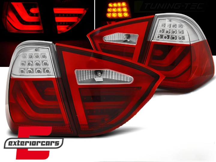 LED stražnja svjetla LedBar (crvena/kristal) BMW serije 3 E91 karavan (2005-2008), LDBMB5