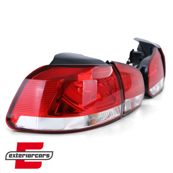 LED stražnja svjetla LedBar (crvena/kristal) / Volkswagen Golf VI (2008-2013), LDVWC9