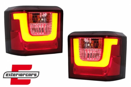 LED stražnja svjetla LedBar (crvena/kristal) / Volkswagen T4 (1990-03.2003), LDVWM0