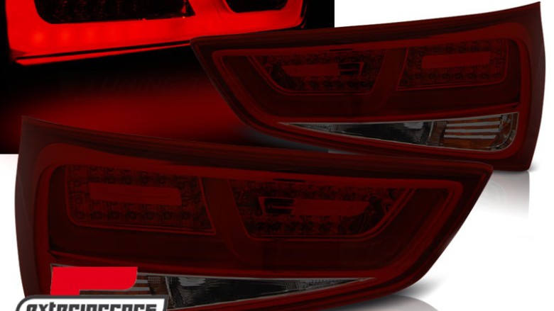 LED stražnja svjetla LedBar (crvena/smoke) / Audi A1 (2010-12.2014), LDAUC9
