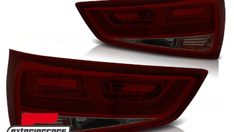 LED stražnja svjetla LedBar (crvena/smoke) / Audi A1 (2010-12.2014), LDAUC9