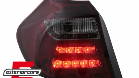 LED stražnja svjetla LedBar (crvena/smoke) / BMW serije 1 E81 E87 (09.2007-2011), LDBM88