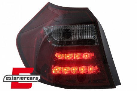 LED stražnja svjetla LedBar (crvena/smoke) / BMW serije 1 E81 E87 (09.2007-2011), LDBM88
