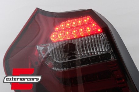 LED stražnja svjetla LedBar (crvena/smoke) / BMW serije 1 E81 E87 (09.2007-2011), LDBM88