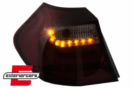 LED stražnja svjetla LedBar (crvena/smoke) / BMW serije 1 E81 E87 (09.2007-2011), LDBM88