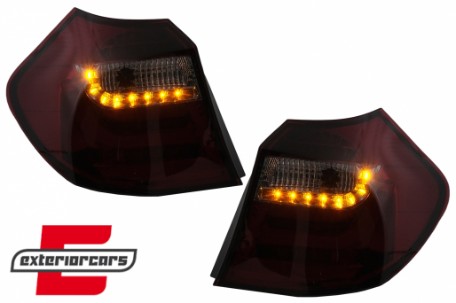 LED stražnja svjetla LedBar (crvena/smoke) / BMW serije 1 E81 E87 (09.2007-2011), LDBM88