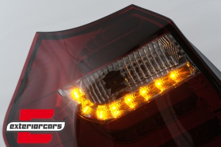 LED stražnja svjetla LedBar (crvena/smoke) / BMW serije 1 E81 E87 (09.2007-2011), LDBM88