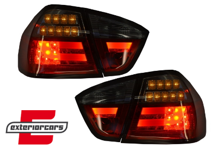 LED stražnja svjetla LedBar (crvena/smoke) / BMW serije 3 E90 limuzina (2005-2008), LDBM73
