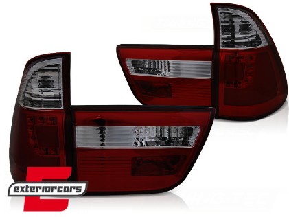 LED stražnja svjetla LedBar (crvena/smoke) / BMW X5 E53 (1999-10.2003), LDBMI7