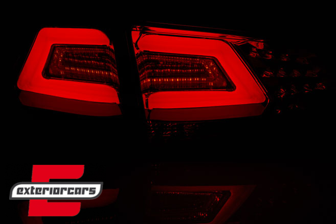 LED stražnja svjetla LedBar (crvena/smoke) / VW Golf 7 VII (2013-2017), LDVW07