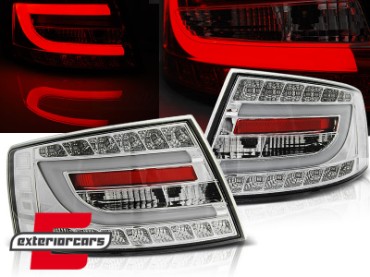 LED stražnja svjetla LedBar dizajn (chrome) / Audi A6 C6 4F limuzina (2004-07.2008), LDAUC3