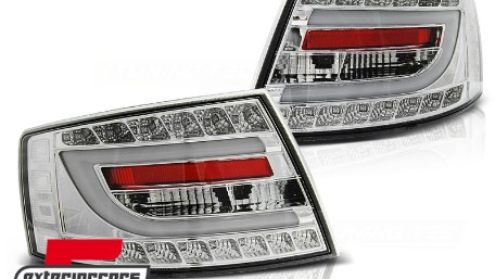 LED stražnja svjetla LedBar dizajn (chrome) / Audi A6 C6 4F limuzina (2004-07.2008), LDAUC3