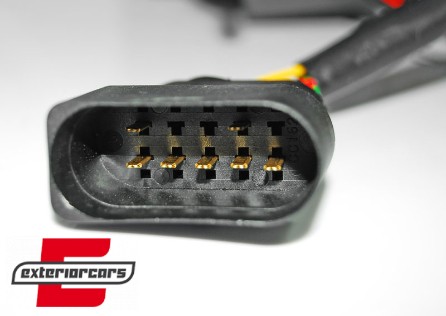 LED stražnja svjetla LedBar dizajn (crvena/kristal) / Audi A6 C6 4F limuzina (2004-07.2008), LDAUC5
