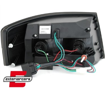 LED stražnja svjetla LedBar dizajn (crvena/kristal) / Audi A6 C6 4F limuzina (2004-07.2008), LDAUG2