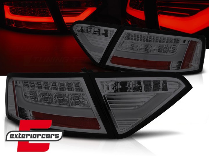 LED stražnja svjetla LedBar dizajn (crvena/smoke) /  Audi A5 8T Coupe Cabrio Sportback (2007-2011), LDAUE4