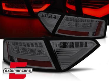 LED stražnja svjetla LedBar dizajn (crvena/smoke) /  Audi A5 8T Coupe Cabrio Sportback (2007-2011), LDAUE4
