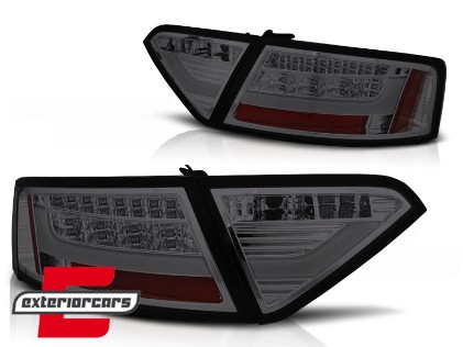LED stražnja svjetla LedBar dizajn (crvena/smoke) /  Audi A5 8T Coupe Cabrio Sportback (2007-2011), LDAUE4