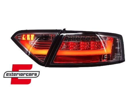 LED stražnja svjetla LedBar dizajn (crvena/smoke) /  Audi A5 8T Coupe Cabrio Sportback (2007-2011), LDAUE4
