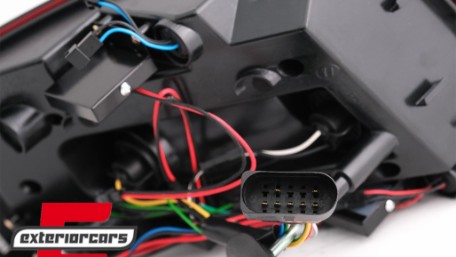 LED stražnja svjetla LedBar dizajn (crvena/smoke) / Audi A6 C6 4F limuzina (2004-07.2008), LDAUC6