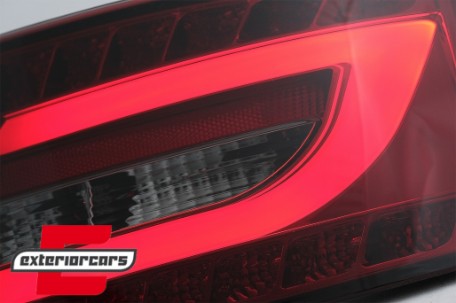 LED stražnja svjetla LedBar dizajn (crvena/smoke) / Audi A6 C6 4F limuzina (2004-07.2008), LDAUC6