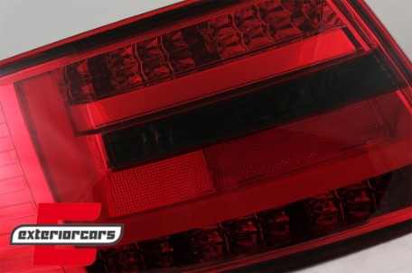 LED stražnja svjetla LedBar dizajn (crvena/smoke) / Audi A6 C6 4F limuzina (2004-07.2008), LDAUG3