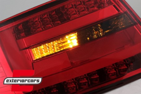 LED stražnja svjetla LedBar dizajn (crvena/smoke) / Audi A6 C6 4F limuzina (2004-07.2008), LDAUG6