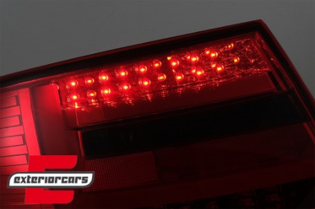 LED stražnja svjetla LedBar dizajn (crvena/smoke) / Audi A6 C6 4F limuzina (2004-07.2008), LDAUG6