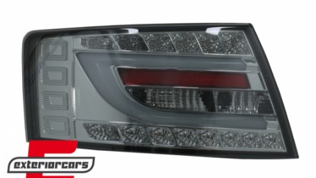 LED stražnja svjetla LedBar dizajn (smoke) / Audi A6 C6 4F limuzina (2004-07.2008), LDAUC2