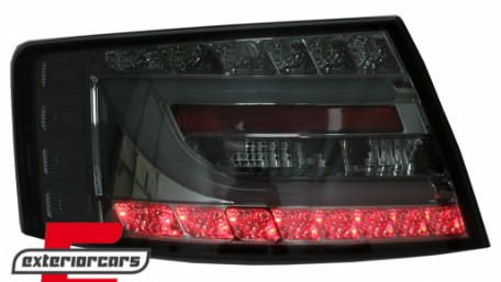 LED stražnja svjetla LedBar dizajn (smoke) / Audi A6 C6 4F limuzina (2004-07.2008), LDAUC2