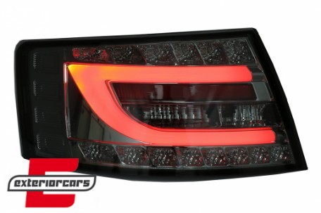LED stražnja svjetla LedBar dizajn (smoke) / Audi A6 C6 4F limuzina (2004-07.2008), LDAUC2