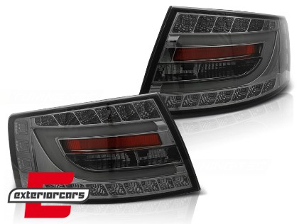 LED stražnja svjetla LedBar dizajn (smoke) / Audi A6 C6 4F limuzina (2004-07.2008), LDAUC7