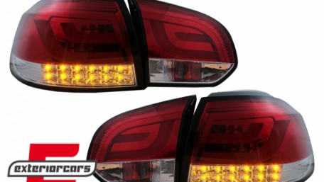LED stražnja svjetla LedBar LED žmigavci (crvena/kristal) / Volkswagen Golf VI (2008-2013), LDVWM8