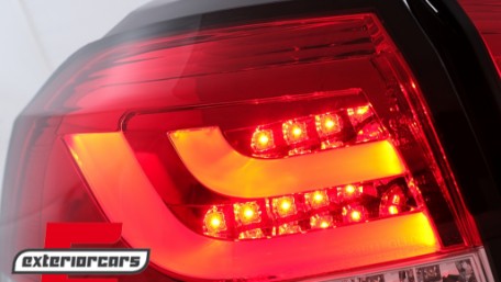 LED stražnja svjetla LedBar LED žmigavci (crvena/kristal) / Volkswagen Golf VI (2008-2013), LDVWM8