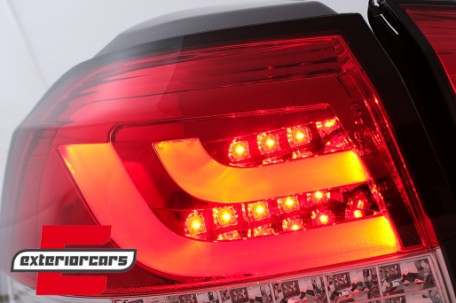 LED stražnja svjetla LedBar LED žmigavci (crvena/kristal) / Volkswagen Golf VI (2008-2013), LDVWM8