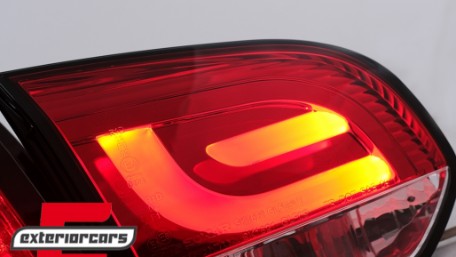 LED stražnja svjetla LedBar LED žmigavci (crvena/kristal) / Volkswagen Golf VI (2008-2013), LDVWM8