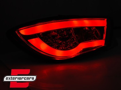 LED stražnja svjetla LedBar (smoke) / Seat Ibiza 6J 3V (2008-2012) hatchback, LDSE34