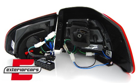 LED stražnja svjetla LedBar (smoke) / Volkswagen Golf VI (2008-2013), LDVWD1