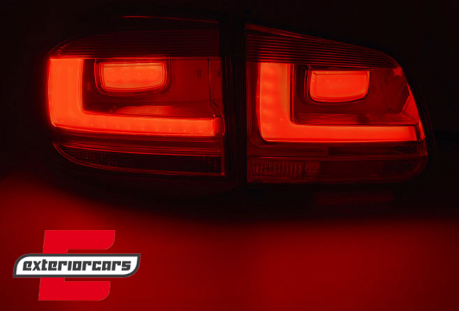 LED stražnja svjetla LedBar (smoke) / Volkswagen Tiguan I (10.2007-2011), LDVWH2