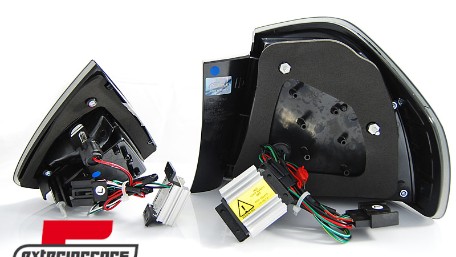 LED stražnja svjetla LedBar (smoke/crna) / BMW serije 3 E90 limuzina (2005-2008), LDBMA8