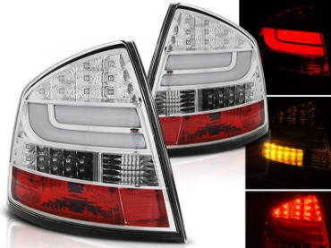 LED stražnja svjetla LightBar (chrome) / Škoda Octavia II (2004-2012) liftback, LDSK10