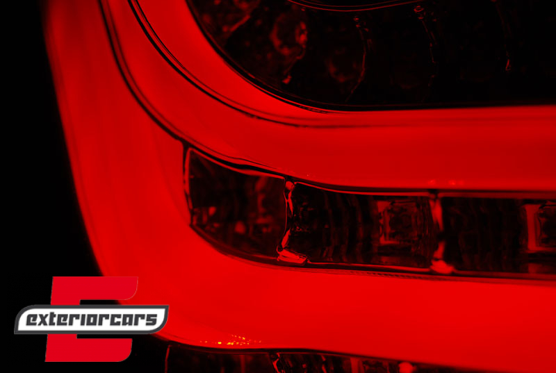 LED stražnja svjetla LightBar (crvena/kristal) / Opel Astra H GTC 3V (2005-2009), LDOP48
