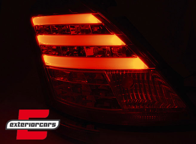 LED stražnja svjetla LightBar (crvena/kristal) / Suzuki Swift V (2010-2017), LDSI05