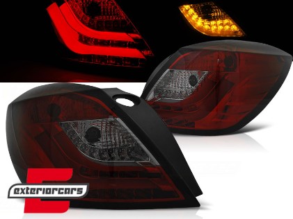 LED stražnja svjetla LightBar (crvena/smoke) / Opel Astra H GTC 3V (2005-2009), LDOP49