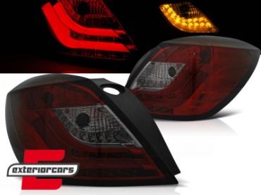 LED stražnja svjetla LightBar (crvena/smoke) / Opel Astra H GTC 3V (2005-2009), LDOP49