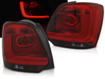 LED stražnja svjetla LightBar (crvena/smoke) / Volkswagen Polo (2009-2014), LDVWG8
