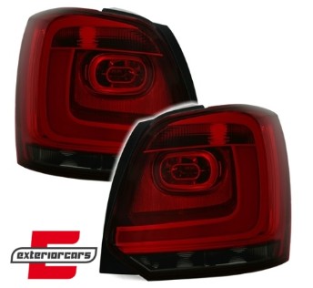 LED stražnja svjetla LightBar (crvena/smoke) / Volkswagen Polo (2009-2014), LDVWG8