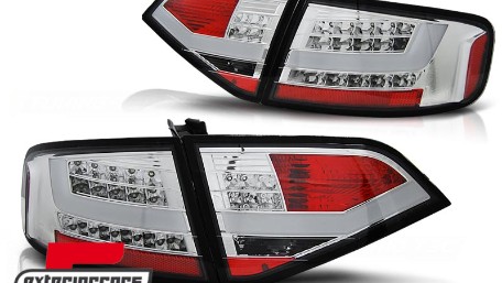 LED stražnja svjetla LightBar dizajn (chrome) / Audi A4 B8 limuzina (2008-2011), LDAU96