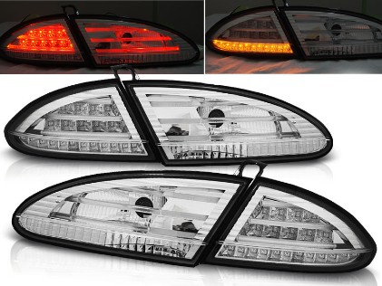 LED stražnja svjetla LightBar dizajn (chrome) / Seat Leon (2005-2009), LDSE10