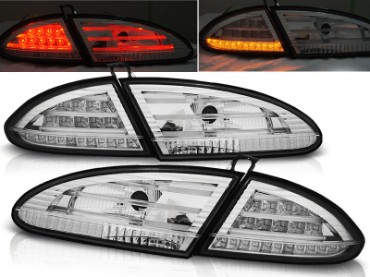 LED stražnja svjetla LightBar dizajn (chrome) / Seat Leon (2005-2009), LDSE10